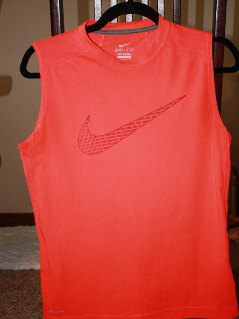 Nike, Boys, Sleeveless Tee, Red, Size  YL